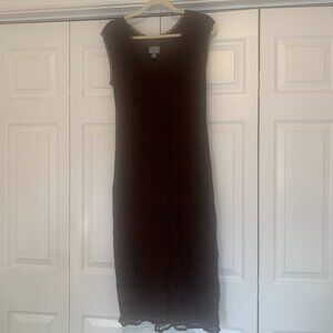 Rabbit Rabbit Rabbit Designs Brown Lace Lined Maxi Dress Size 8